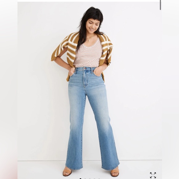 Madewell Denim - • Madewell • Women’s High-Rise Flare Jeans in Caine Wash Blue 29